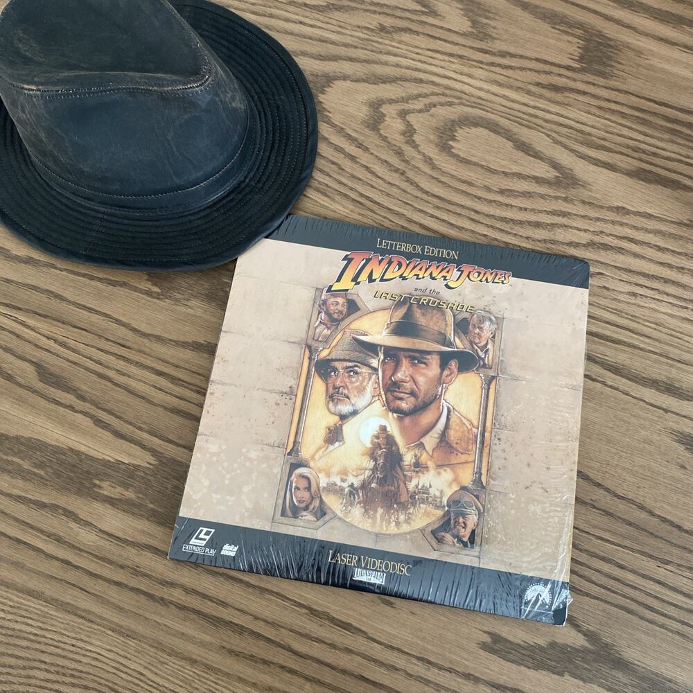Indiana Jones and the Last Crusade Laser Disc Letter Box Edition